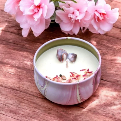 Fémtégelyes illatgyertyák