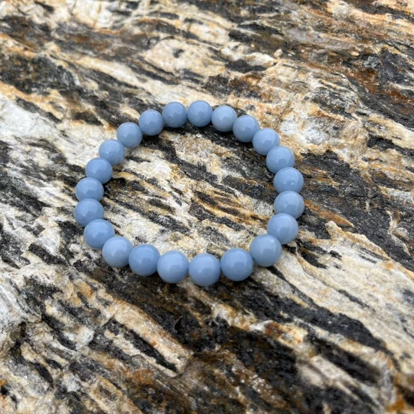 Angyal ásvány karkötő - angelit