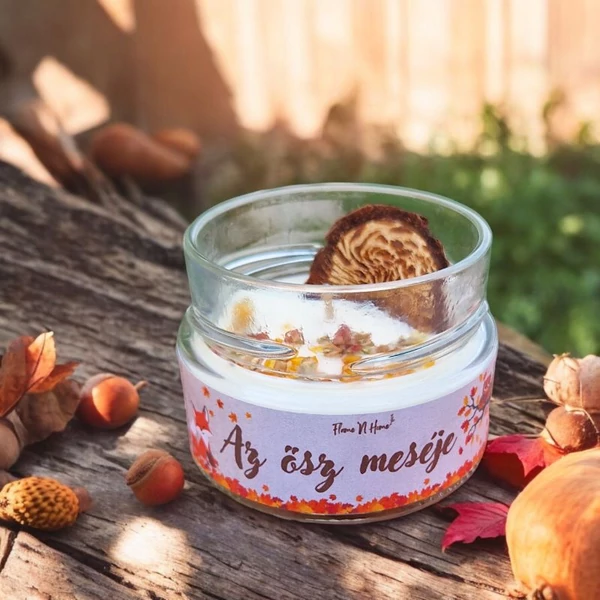 Az ősz meséje szójaviasz illatgyertya