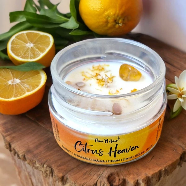 Citrus heaven szójaviasz illatgyertya