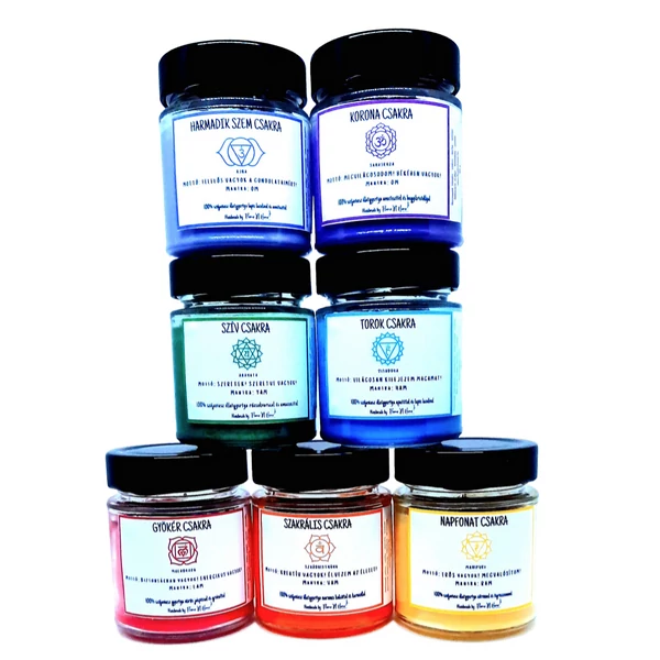 Csakra gyertya szett-1