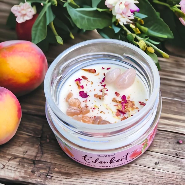 Édenkert illatgyertya gyümölcs illattal