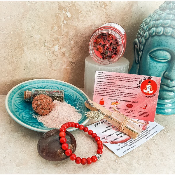 Gyökér csakra box tartalma