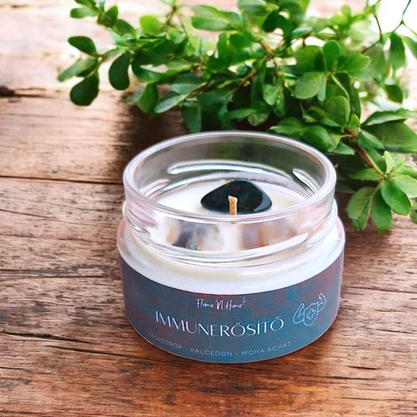 immunerősítő ásványokkal készült szójaviasz gyertya