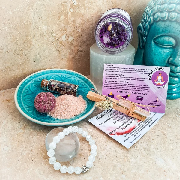 Korona csakra box tartalma