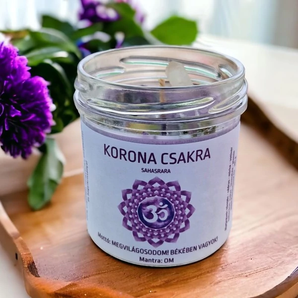 Korona csakra gyertya-1