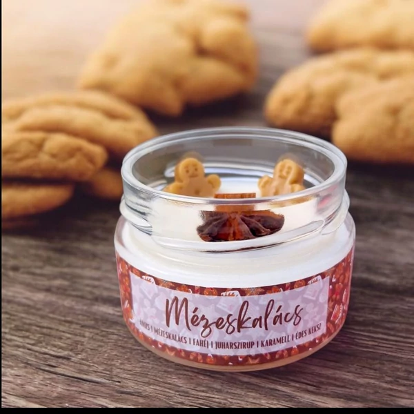 Mézeskalács illatgyertya