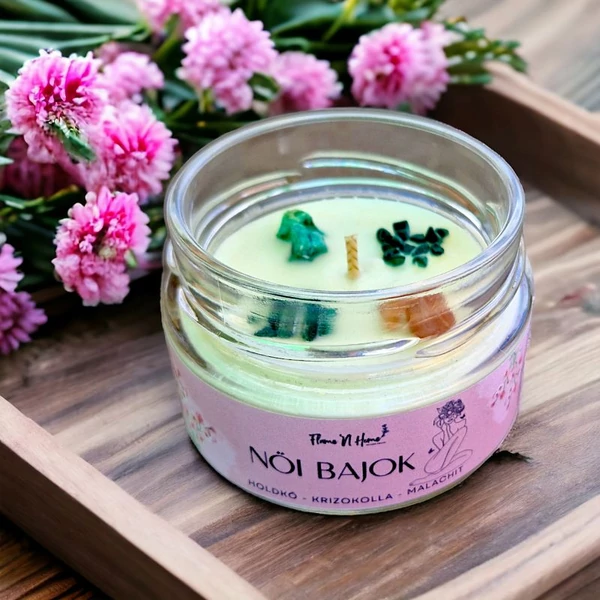 Menstruációs fájdalmak könnyítését segítő gyertya Menstruációs fájdalmak könnyítését segítő gyertya