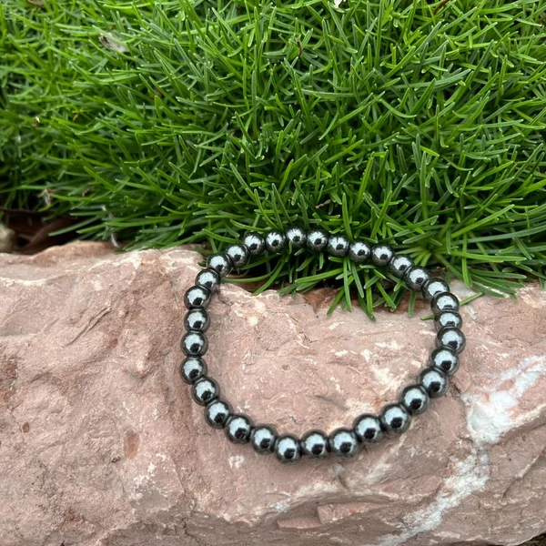 Stabilitás ásvány karkötő - hematit