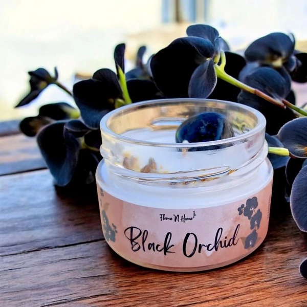 Kép 1/3 - Black Orchid szójaviasz gyertya