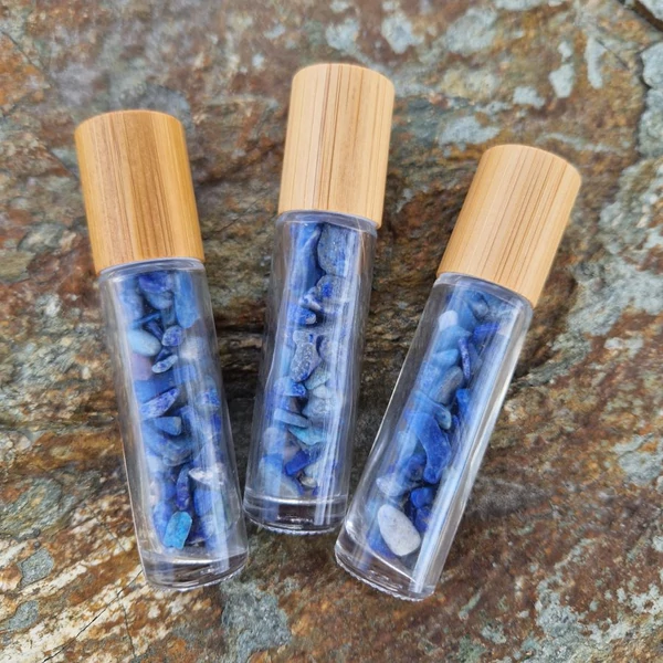 Kép 3/5 - Lapis lazuli roll-on bambusz kupakkal