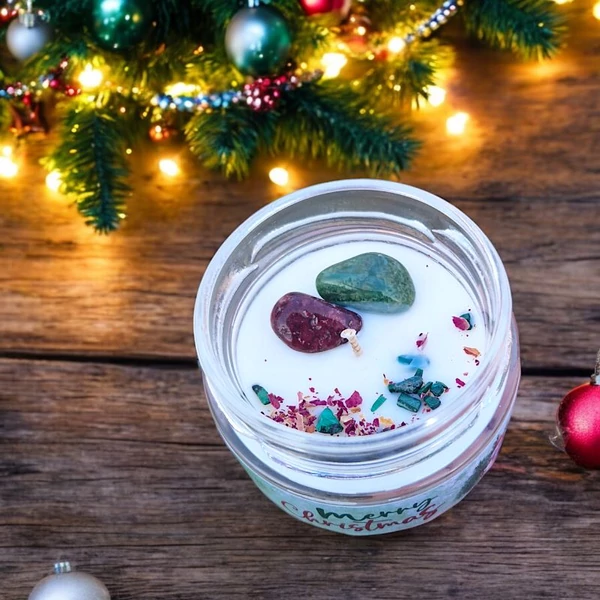 Kép 2/2 - Merry Christmas illatgyertya