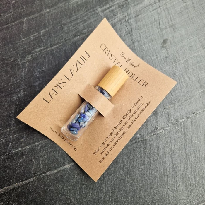 Rózsakvarc masszázs roll-on ásvány golyóval
