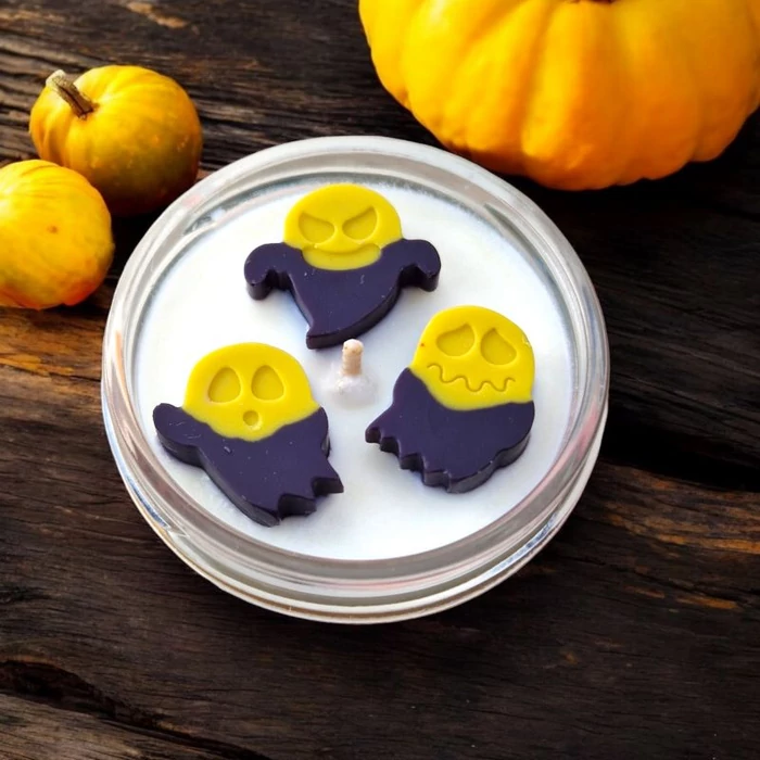 trick or treat szójaviasz illatgyertya szellem formájú illatviaszokkal
